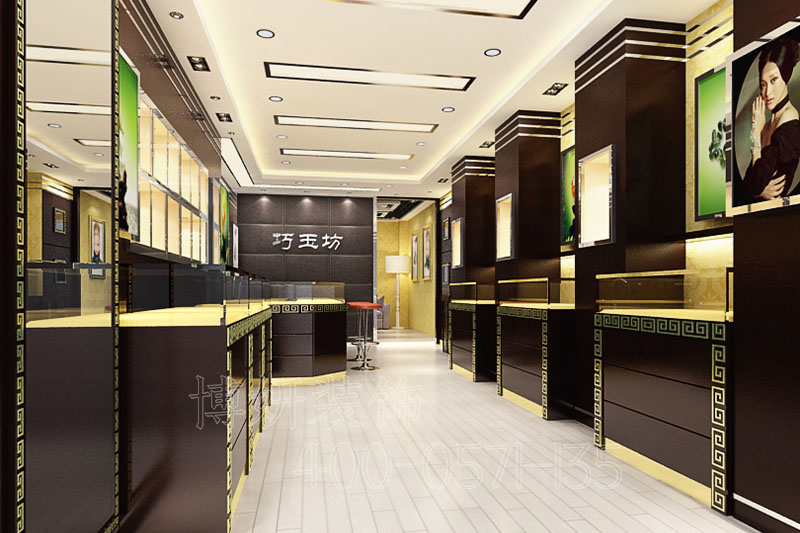 杭州专业珠宝店装修设计-案例效果图 2